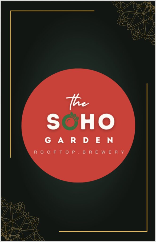 The soho garden menu